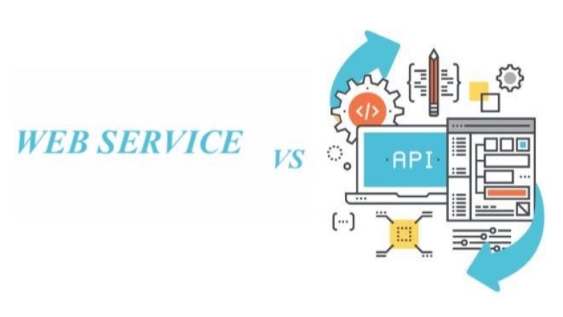 Difference between web service and API